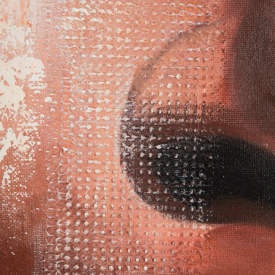 CUADRO ROSTRO MARRÓN LIENZO DECORACIÓN 90 X 3,50 X 120 CM