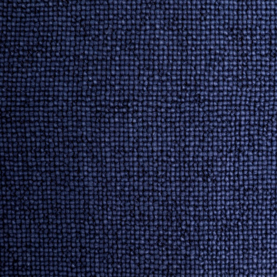 COJÍN BORLAS AZUL MARINO 100% ALGODÓN 45 X 45 CM