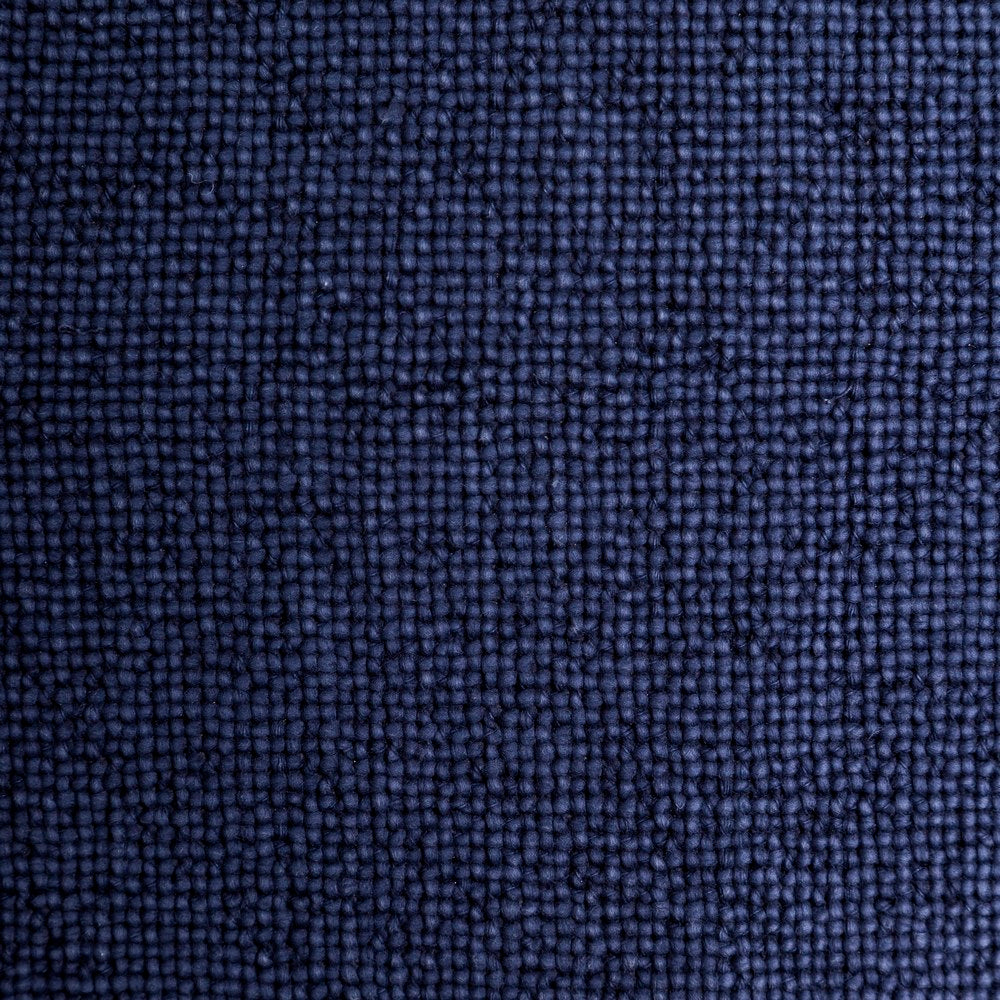 COJÍN BORLAS AZUL MARINO 100% ALGODÓN 45 X 45 CM