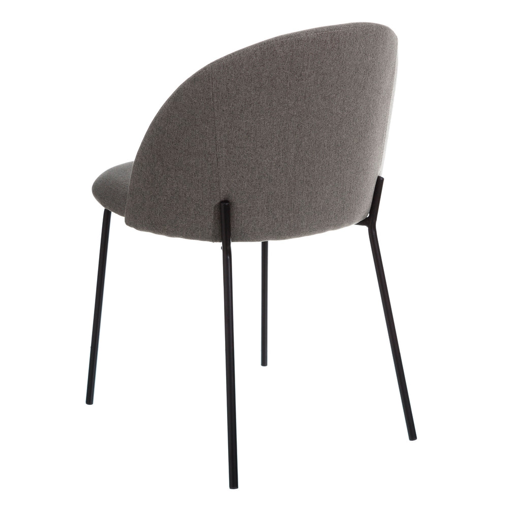SILLA GRIS TEJIDO-METAL MODERNO SALÓN 50 X 54 X 78,50 CM
