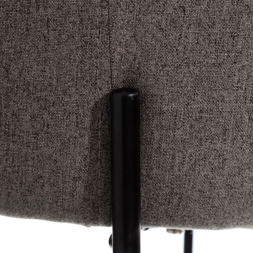 SILLA GRIS TEJIDO-METAL MODERNO SALÓN 50 X 54 X 78,50 CM