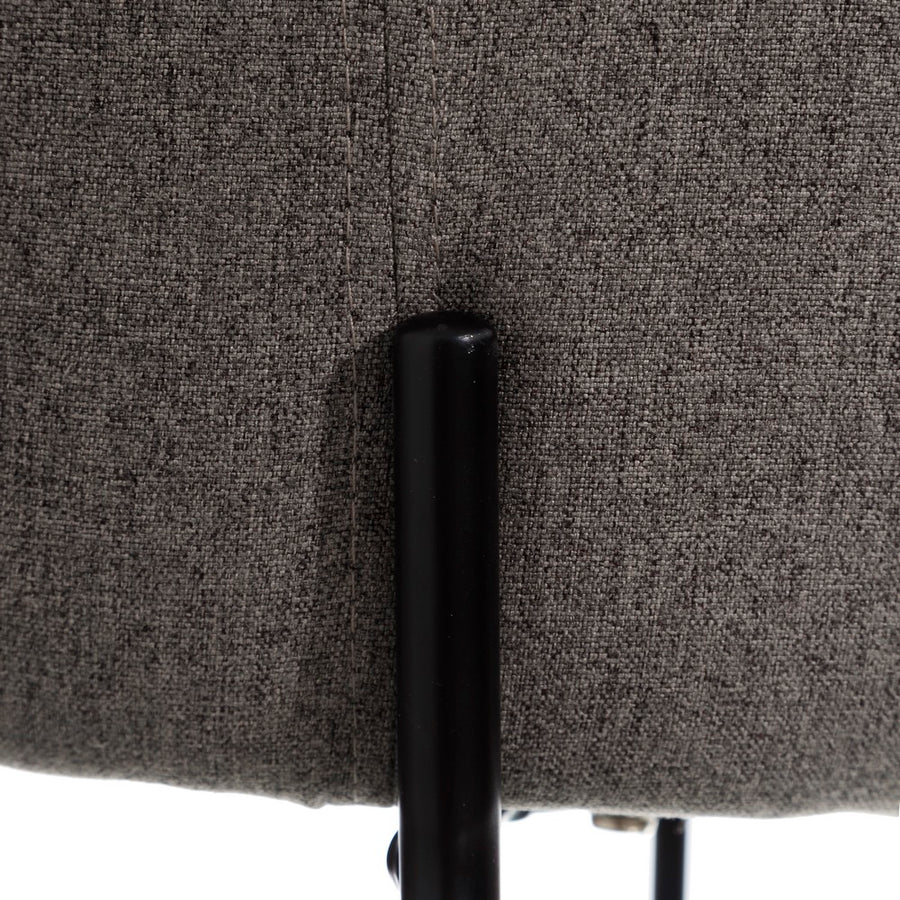 SILLA GRIS TEJIDO-METAL MODERNO SALÓN 50 X 54 X 78,50 CM