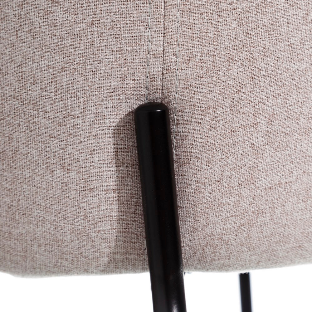 SILLA BEIGE TEJIDO-METAL MODERNO SAL�N 50 X 54 X 78,50 CM