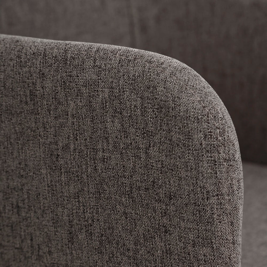 SILLA GRIS TEJIDO-METAL MODERNO SALÓN 52,50 X 53 X 77 CM