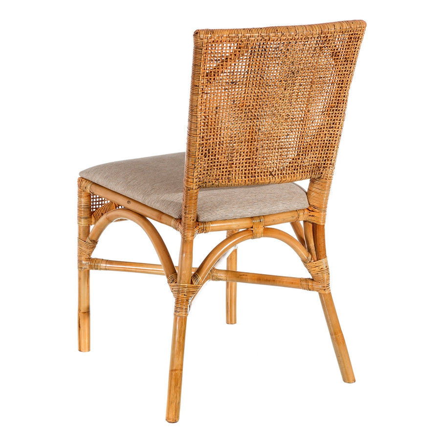 SILLA NATURAL "RATTAN" SALÓN 45 X 57 X 85 CM