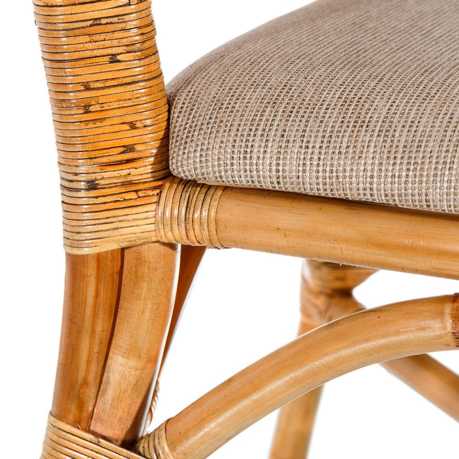 SILLA NATURAL "RATTAN" SALÓN 45 X 57 X 85 CM