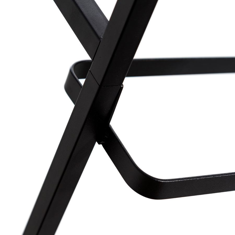 PERCHERO NEGRO METAL INDUSTRIAL 37 X 37 X 170 CM