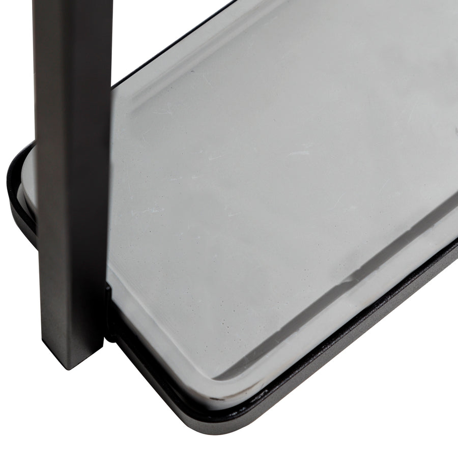PERCHERO NEGRO METAL INDUSTRIAL 37 X 37 X 170 CM