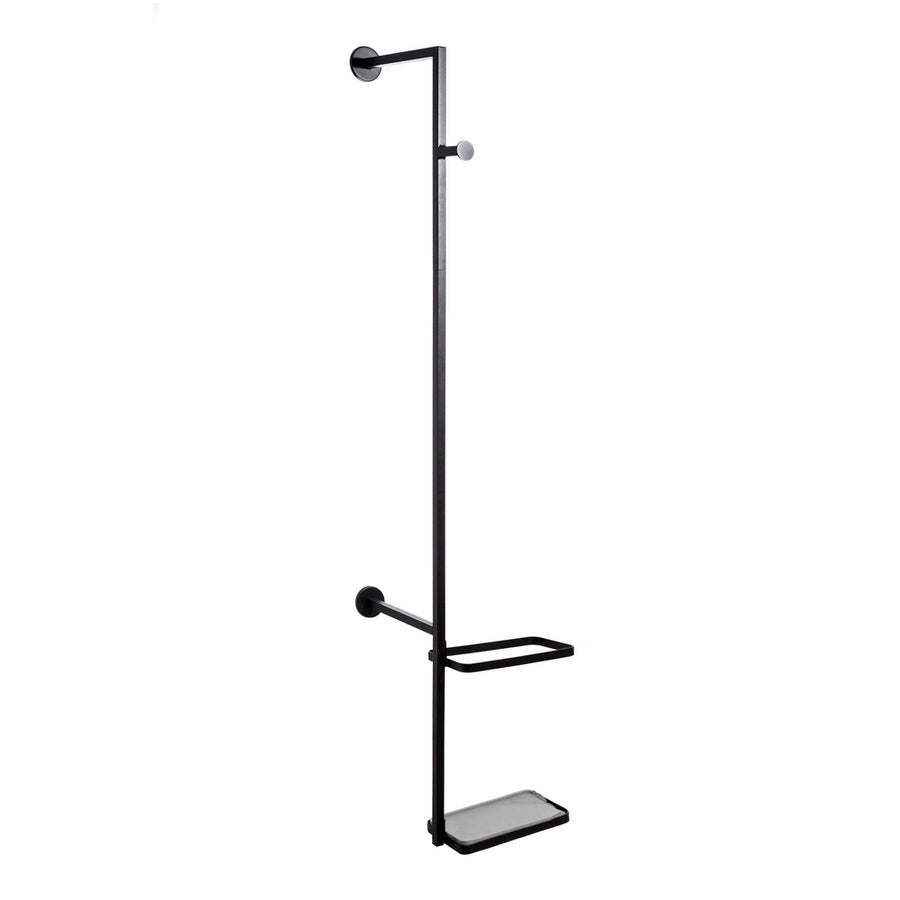 PERCHERO NEGRO METAL INDUSTRIAL 37 X 37 X 170 CM