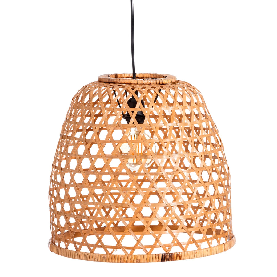 S/2 BAMBOO CEILING LAMP NATURAL 42 X 42 X 42 CM
