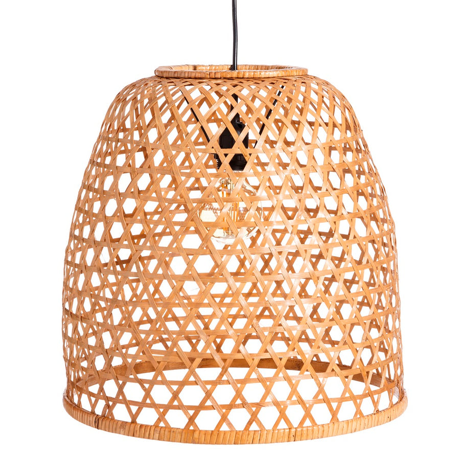 S/2 BAMBOO CEILING LAMP NATURAL 42 X 42 X 42 CM