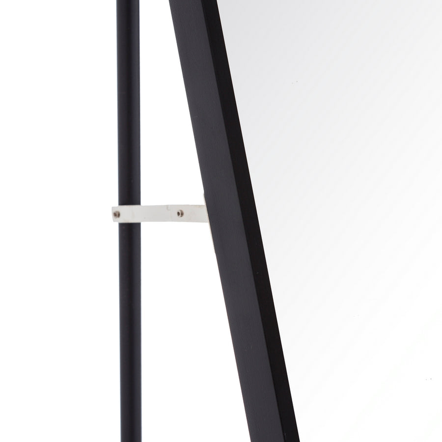 ESPEJO NEGRO ALUMINIO-CRISTAL DECORACIÓN 35 X 2,50 X 151 CM