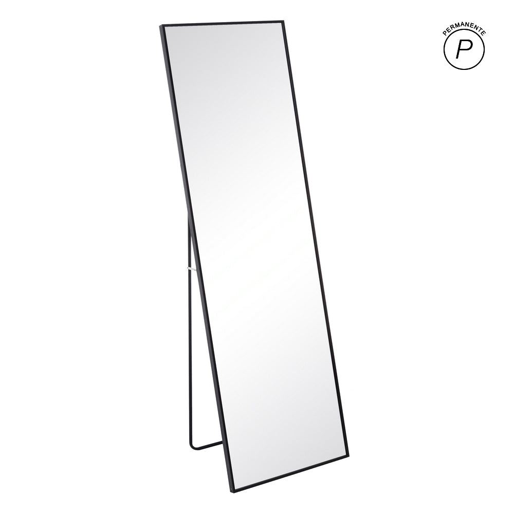 ESPEJO NEGRO ALUMINIO-CRISTAL 50 X 2,50 X 160 CM