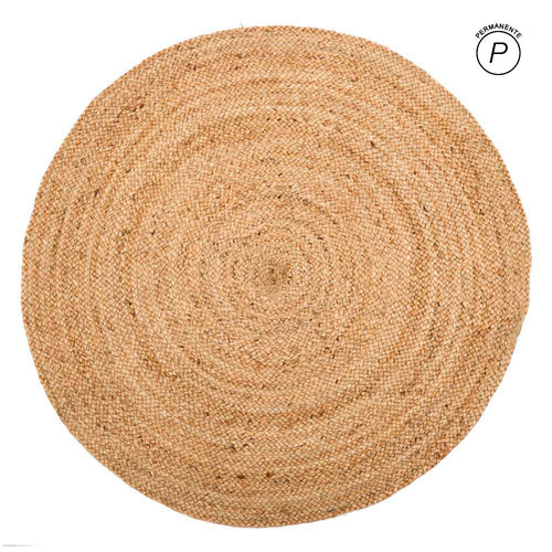 ALFOMBRA NATURAL YUTE DECORACI�N 120 X 120 X 1 CM