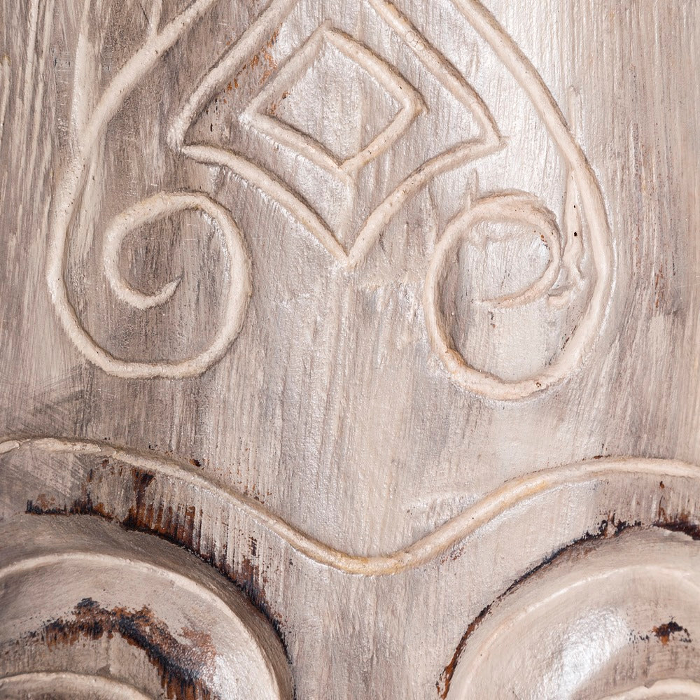 ESCULTURA NATURAL MADERA JAVA 30 X 15 X 90 CM