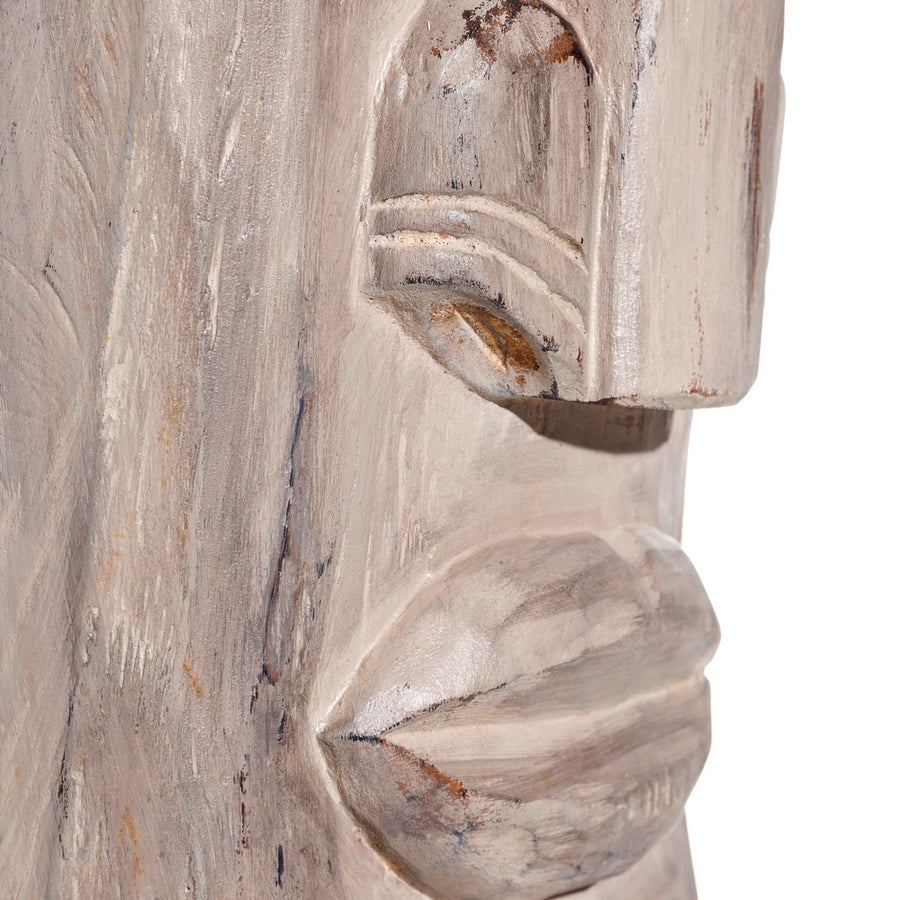 ESCULTURA NATURAL MADERA JAVA 30 X 15 X 90 CM
