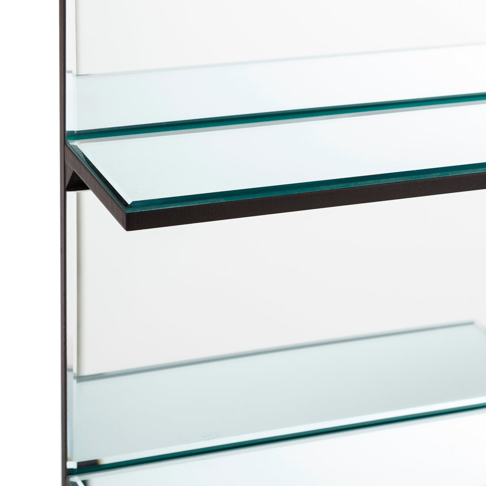 ESPEJO ESTANTE PLATA DM-CRISTAL 30 X 11 X 120 CM