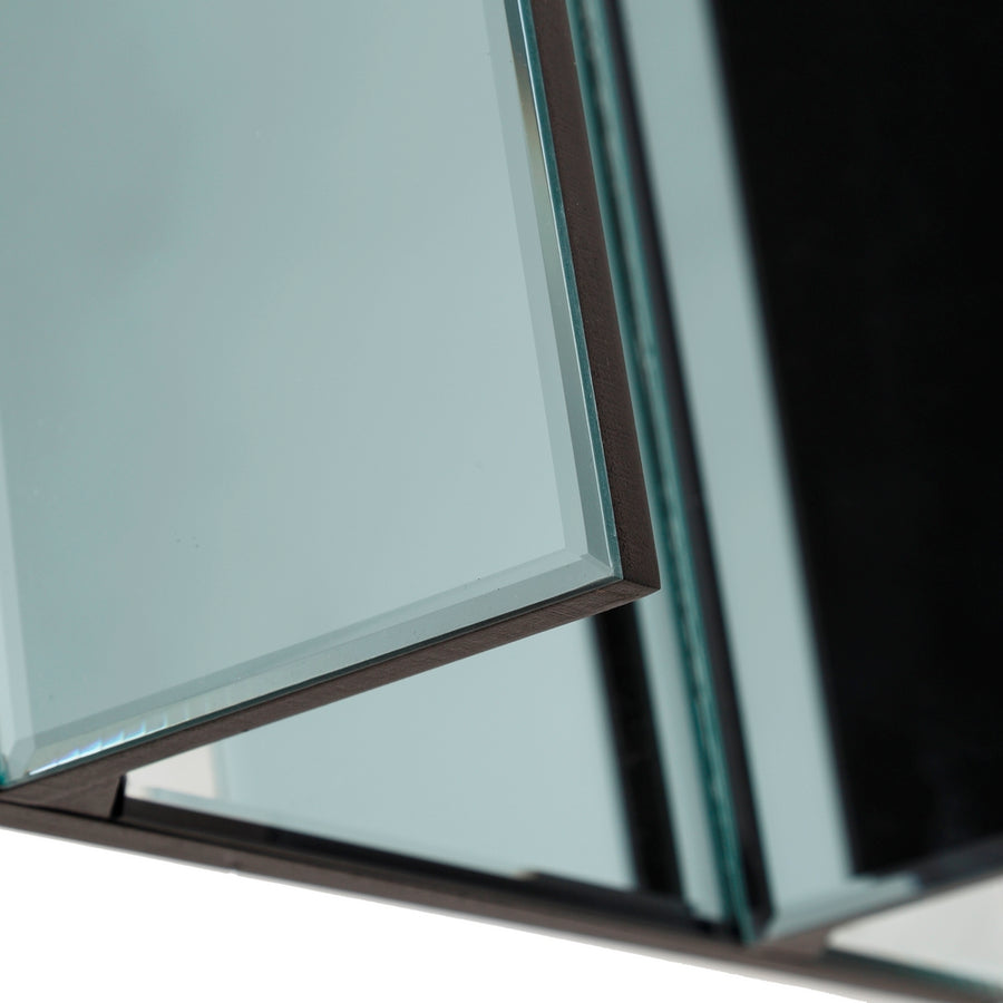 ESPEJO ESTANTE PLATA DM-CRISTAL 30 X 11 X 120 CM