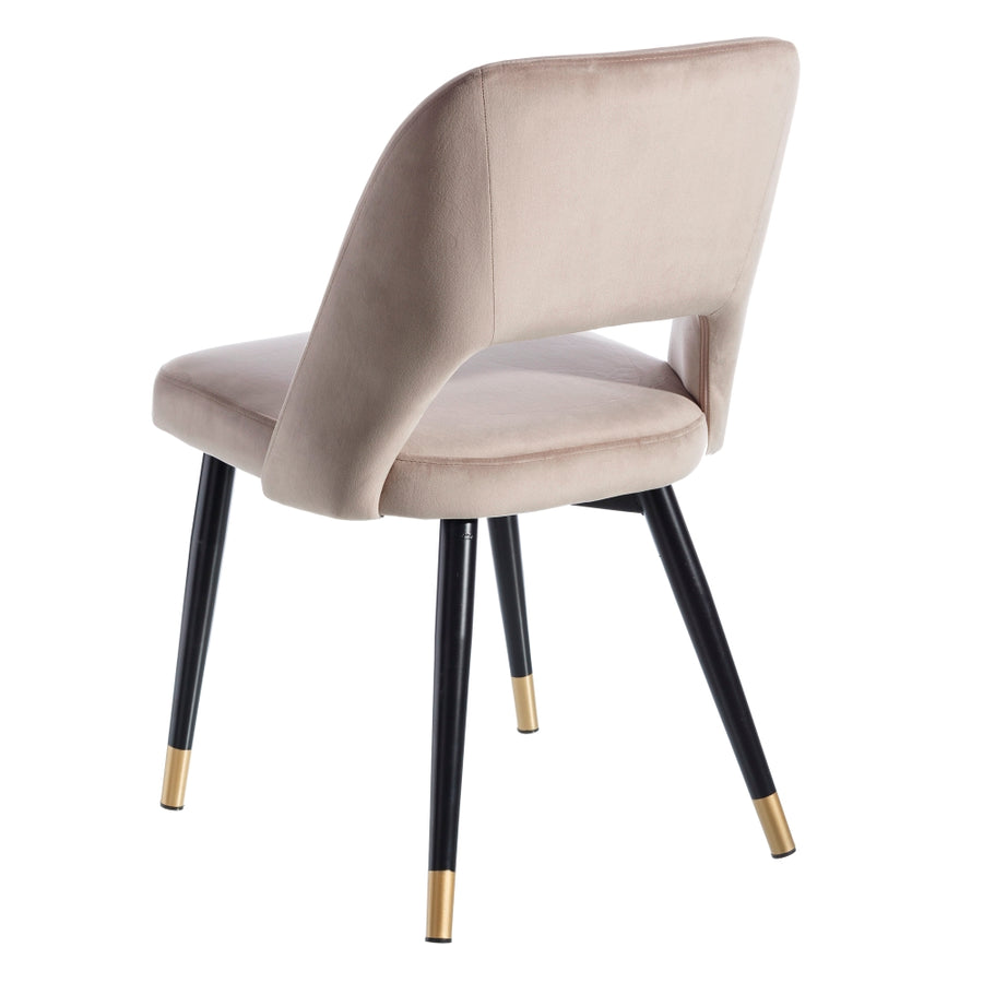 SILVER CHAIR FABRIC-METAL 45 X 46 X 83 CM