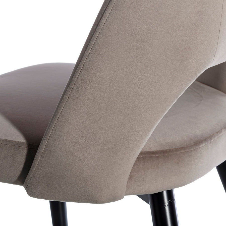 SILVER CHAIR FABRIC-METAL 45 X 46 X 83 CM