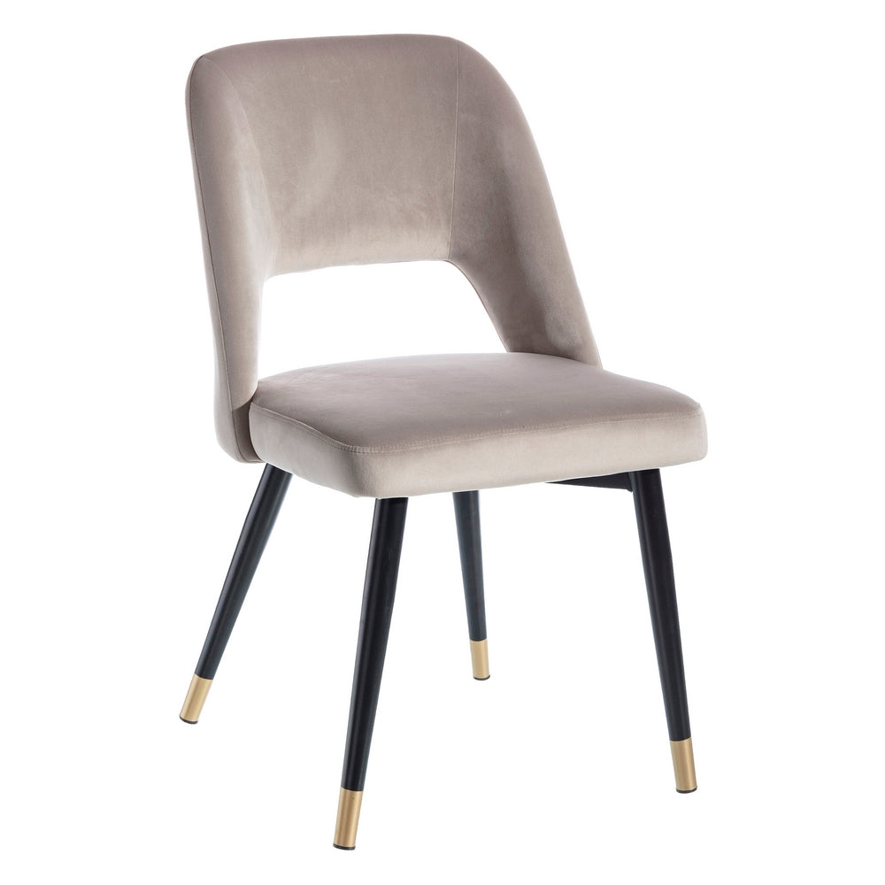 SILVER CHAIR FABRIC-METAL 45 X 46 X 83 CM