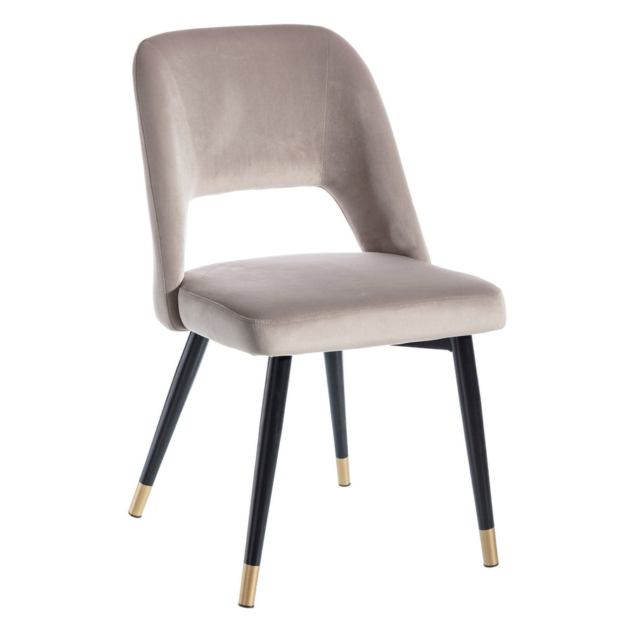SILVER CHAIR FABRIC-METAL 45 X 46 X 83 CM