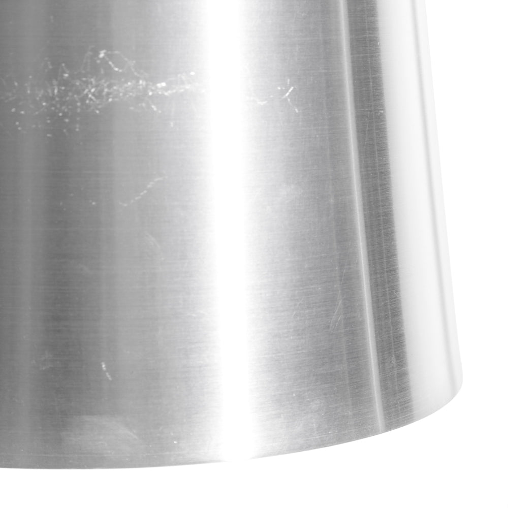 LÁMPARA TECHO PLATA MATE ALUMINIO 29 X 29 X 39 CM