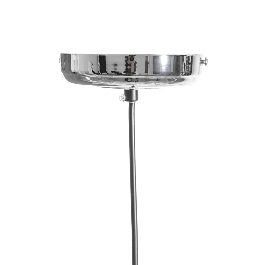 MATTE SILVER ALUMINUM CEILING LAMP 29 X 29 X 39 CM