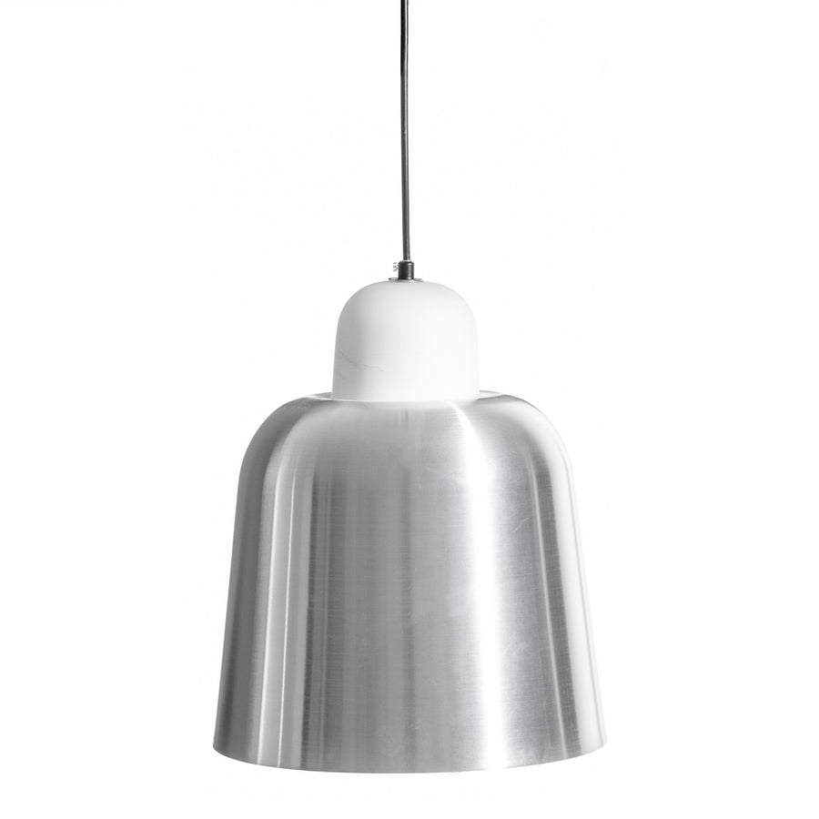 MATTE SILVER ALUMINUM CEILING LAMP 29 X 29 X 39 CM