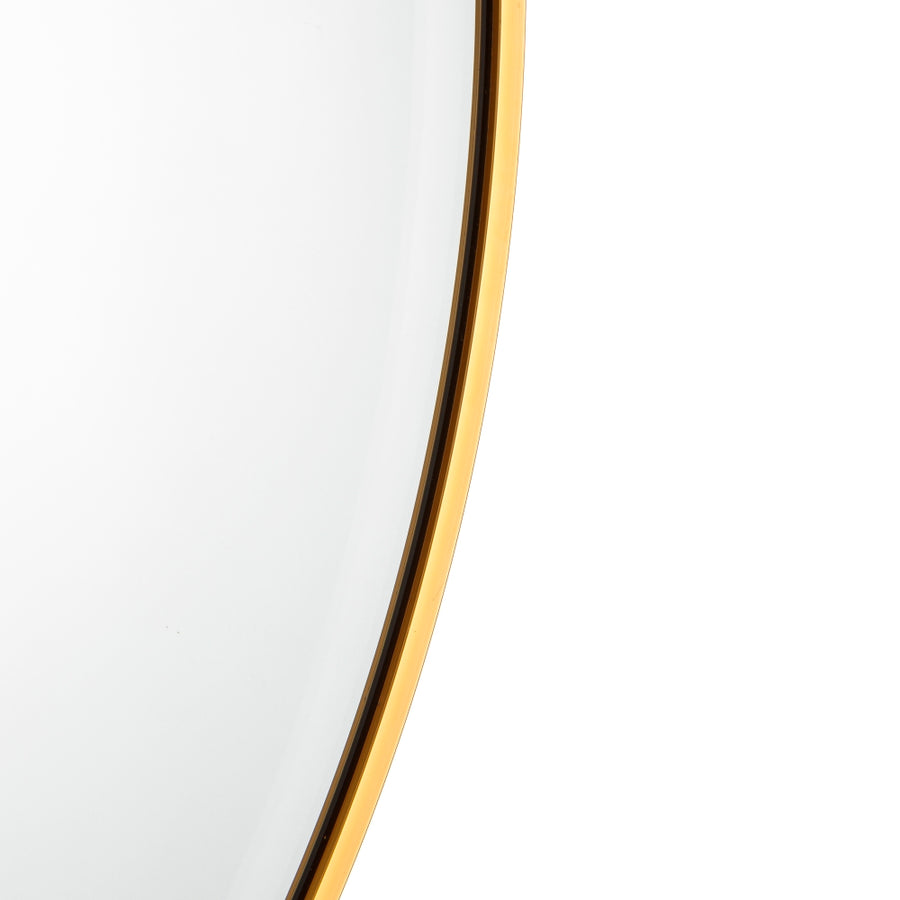 ESPEJO ORO ALUMINIO-CRISTAL DECORACIÓN 100 X 4 X 100 CM