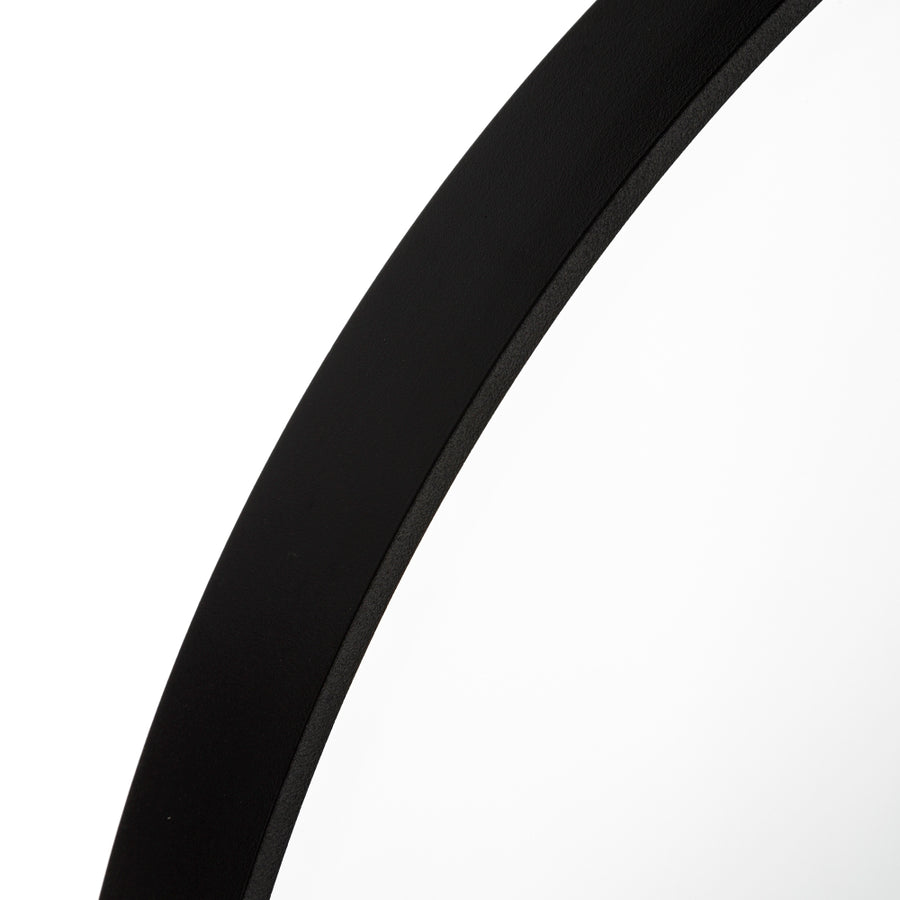ESPEJO NEGRO ALUMINIO-CRISTAL 100 X 4 X 100 CM