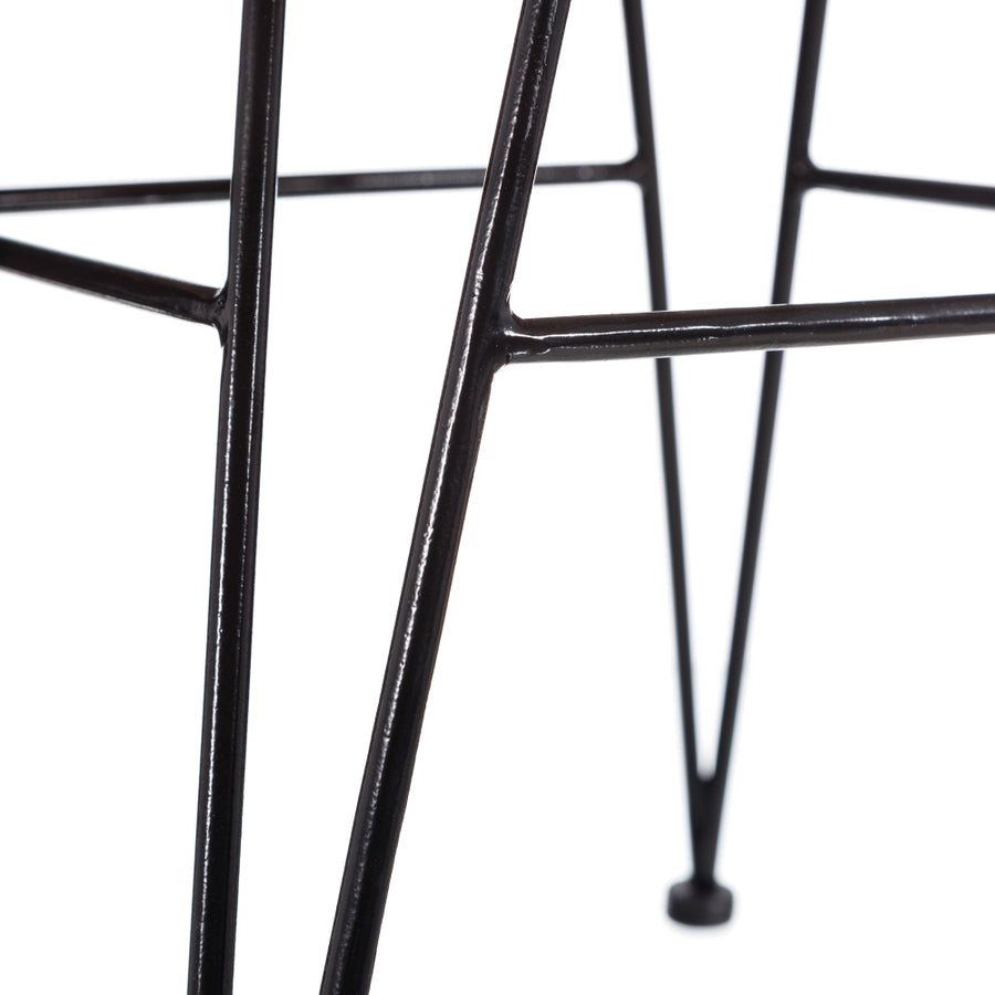 SILLA NATURAL-NEGRO 52 X 66 X 77 CM