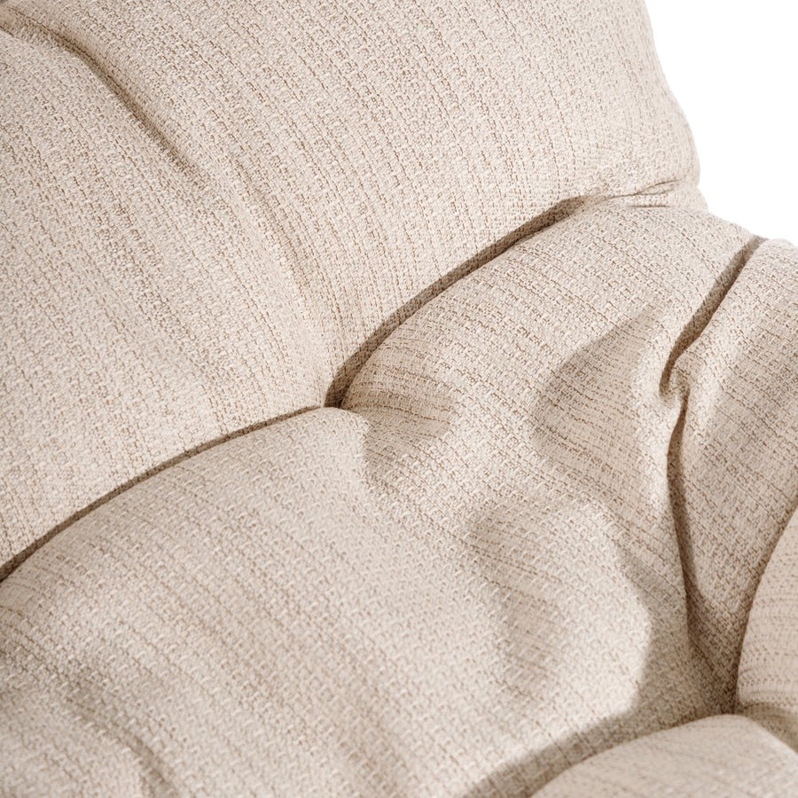 SILLÓN NATURAL-NEGRO FIBRA NATURAL 76 X 76 X 87 CM