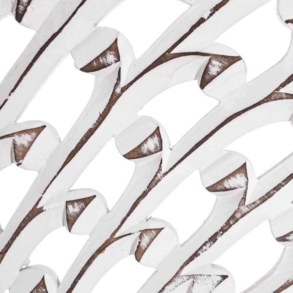 ESPEJO BLANCO ROZADO MDF 90 X 1,50 X 90 CM