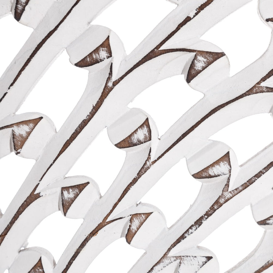 ESPEJO BLANCO ROZADO MDF 90 X 1,50 X 90 CM