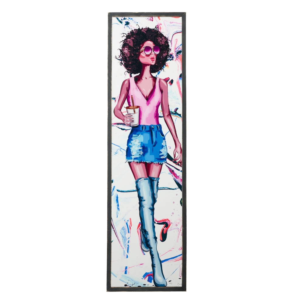 CUADRO IMPRESIÓN CHICAS 4/M MULTICOLOR 34 X 2 X 120 CM