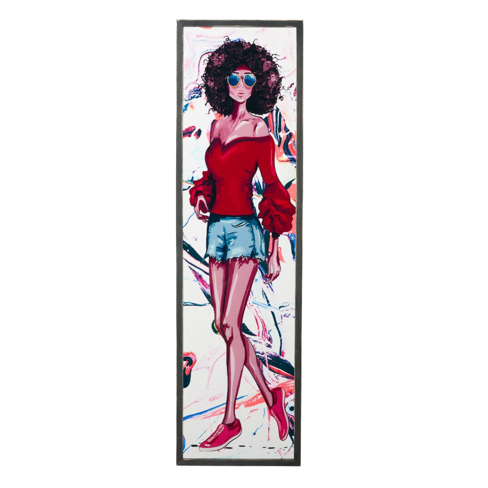 CUADRO IMPRESI�N CHICAS 4/M MULTICOLOR 34 X 2 X 120 CM