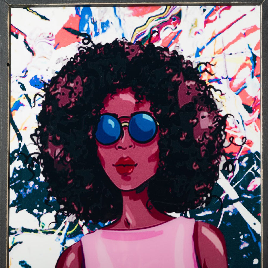 CUADRO IMPRESIÓN CHICAS 4/M MULTICOLOR 34 X 2 X 120 CM