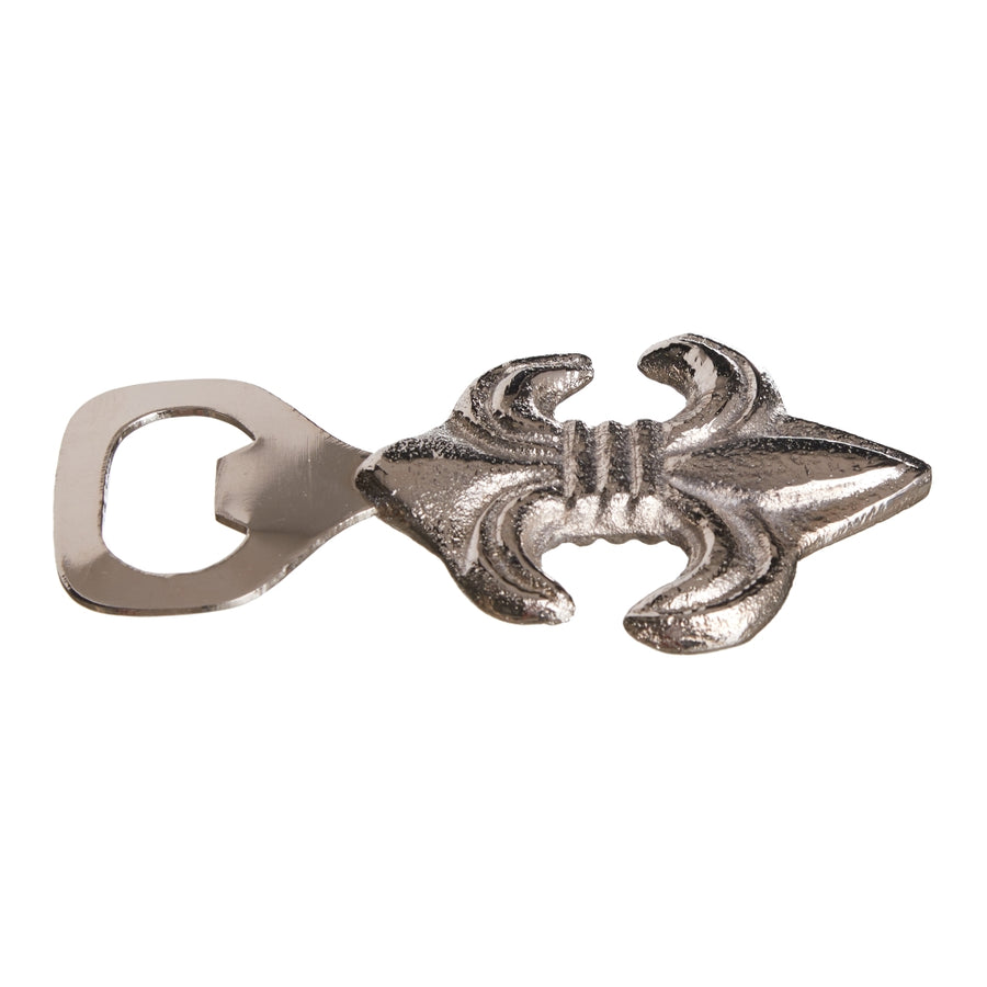 BOTTLE OPENER FLOWER SILVER NICKEL 11 X 5 X 1.50 CM