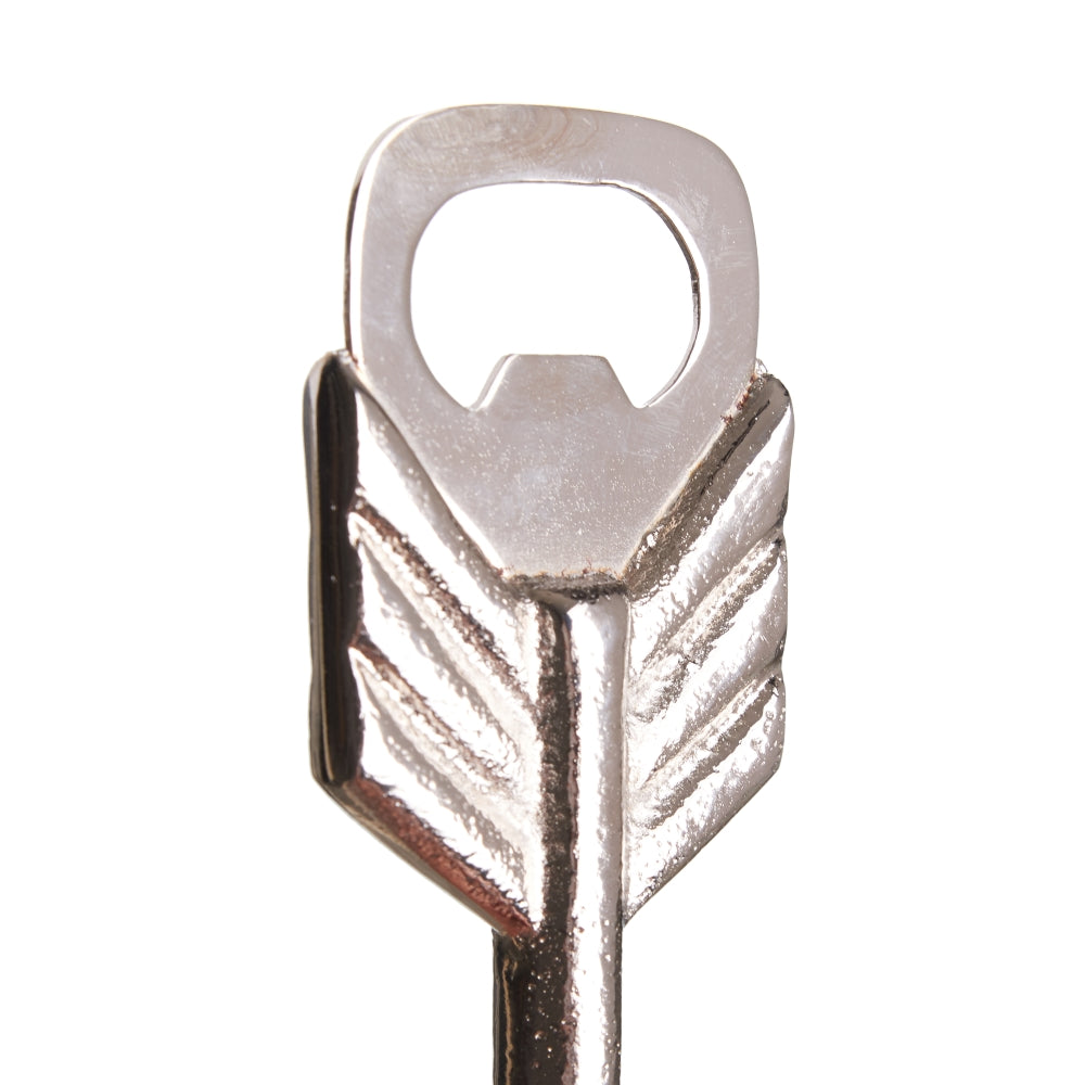 ABREBOTELLAS FLECHA PLATA LAT�N 12 X 4 X 1,50 CM