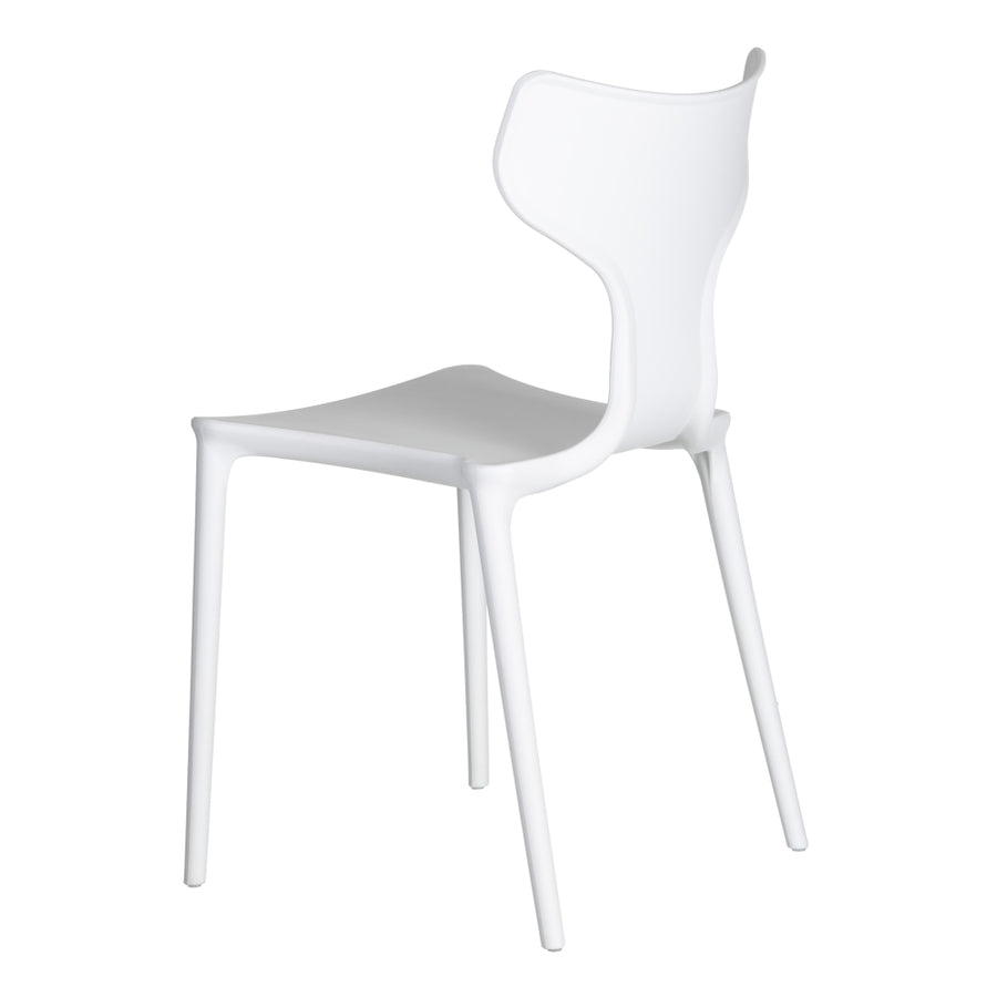 STACKABLE CHAIR WHITE POLYPROPYLENE 47 X 41 X 83.50 CM
