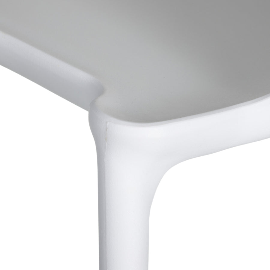 STACKABLE CHAIR WHITE POLYPROPYLENE 47 X 41 X 83.50 CM