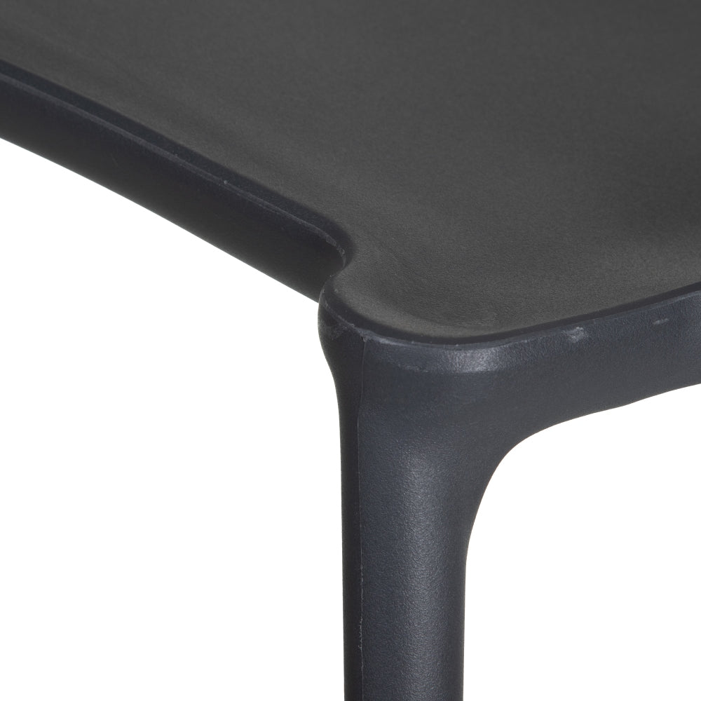 SILLA APILABLE GRIS OSCURO POLIPROPILENO 47 X 41 X 83,50 CM