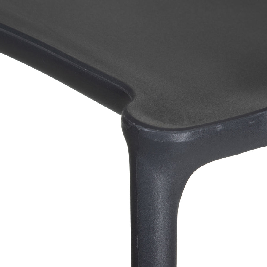 SILLA APILABLE GRIS OSCURO POLIPROPILENO 47 X 41 X 83,50 CM