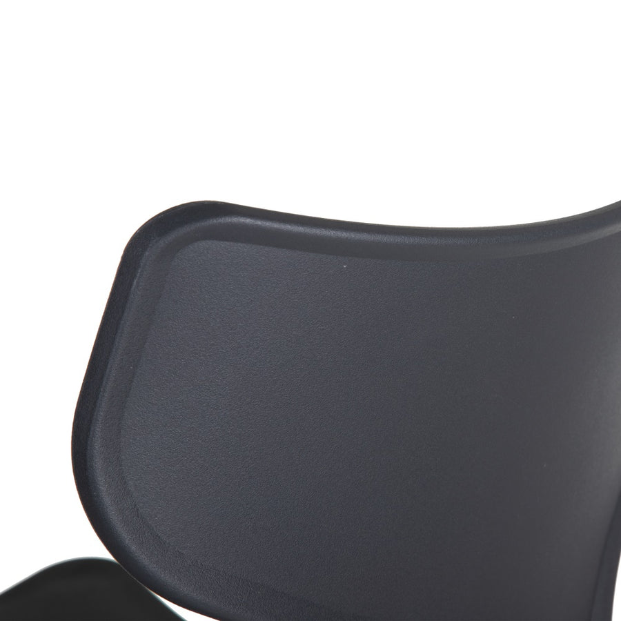 SILLA APILABLE GRIS OSCURO POLIPROPILENO 47 X 41 X 83,50 CM