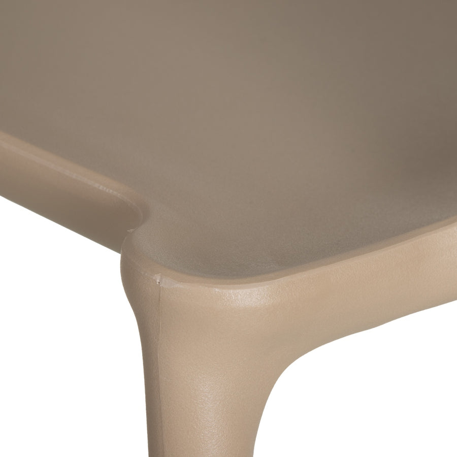 SILLA APILABLE BEIGE POLIPROPILENO 47 X 41 X 83,50 CM