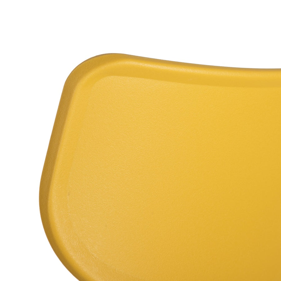SILLA APILABLE AMARILLO POLIPROPILENO 47 X 41 X 83,50 CM