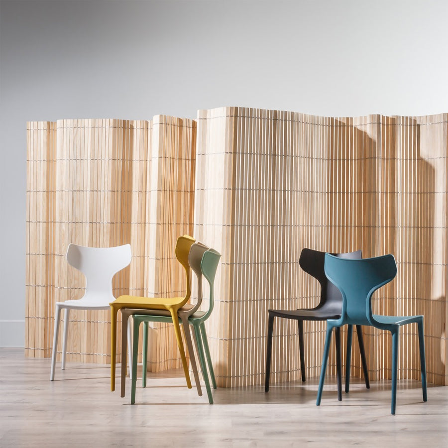 SILLA APILABLE VERDE MENTA POLIPROPILENO 47 X 41 X 83,50 CM