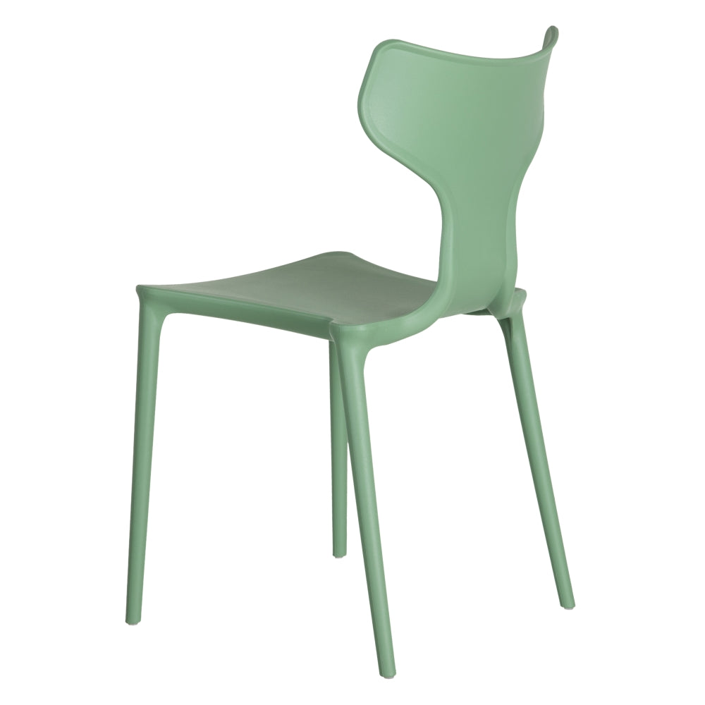 SILLA APILABLE VERDE MENTA POLIPROPILENO 47 X 41 X 83,50 CM