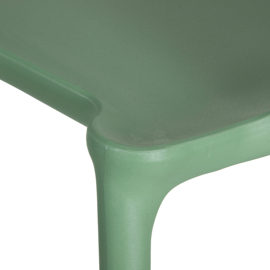 SILLA APILABLE VERDE MENTA POLIPROPILENO 47 X 41 X 83,50 CM